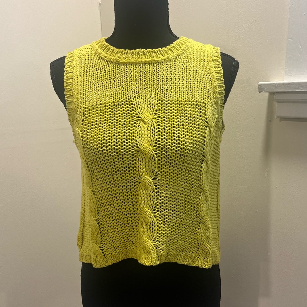 Banjara Tops Cable Knit Sweater Tank Top Size XS
⁩